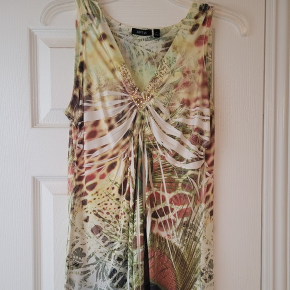 Women's Apt 9 Sleeveless Top, sz Med - Picture 1 of 4